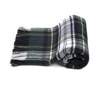 MA.AL.BI 1947 Plaid écossais 100 % pure laine mesure 150 x 180 cm (vert), livré dans une boîte cadeau.