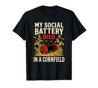 Ma Batterie Sociale est Morte dans des luttes Humoristiques | Dépendance aux médias T-Shirt Graphique avec Valeur