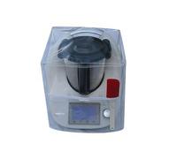Ma Belle Housse - Housse De Protection Pour Thermomix TM6/Tm5/Tm31 Transparente Sans Varoma Biais Blanc