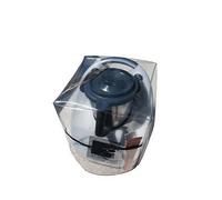 Ma Belle Housse - Housse De Protection Pour Thermomix TM6/Tm5/Tm31 Transparente Sans Varoma Biais Noir
