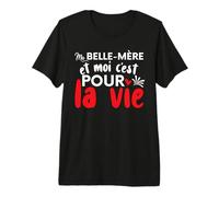 Ma Belle-Mère Et Moi | Maman Bonus Belle Fille T-Shirt Haut de Gamme