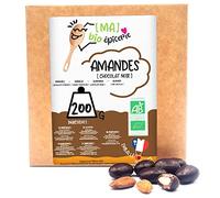 [MA] bio-épicerie | Amandes enrobées de chocolat noir BIO | 200G | Sachet vrac dragees | Certifié biologique…