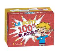 Ma boîte 100% blagues - Boîte de jeu avec 130 cartes : blagues, jeux de mots et devinettes - À partir de 7 ans