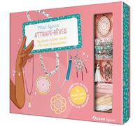 Ma boite a bijoux - mes bijoux attrape-reves - 6 pendentifs + rubans + fil - Shiilia - Auzou Éditions - Jeux livres objets