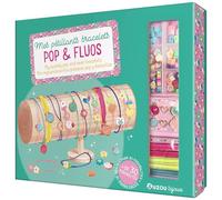 Auzou Boîte à bijoux – Ma boîte à bijoux : mes pétillants bracelets pop et fluos