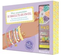 Ma boîte à bijoux - mon accumulation de bracelets arc-en-ciel