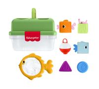 Fisher-Price Trieur de formes La Forêt de l’Amitié JLB85 – Filet de pêche, 6 blocs dès 6 mois