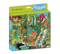 Ma boite à puzzle 12 pièces - Les animaux - Dès 3 ans