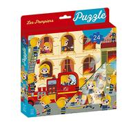 Ma boite à puzzle 24pièces - Les pompiers - Dès 4 ans