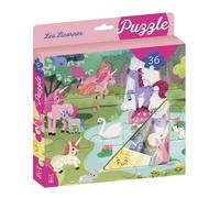 Ma boite a puzzle 36pièces - Les licornes - Dès 5 ans