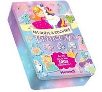 Ma boite à stickers - Princesses - Boîte métal avec 1000 stickers - Dès 3 ans