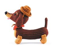 Ma boîte en peluche au crochet Amigurumi - Teckel
