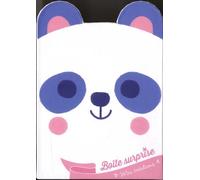 Ma Boîte Surprise Panda - Avec 1 Bracelet, 2 Cartes À Gratter En Forme De Panda, 2 Cartes En Strass, 1 Bâtonnet, 50 Strass, 1 Planche De Stickers Et 4 Feuilles D'origamis