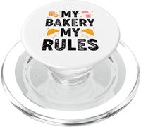 Ma Boulangerie, Mes règles - Funny Bakery Baker PopSockets PopGrip pour MagSafe