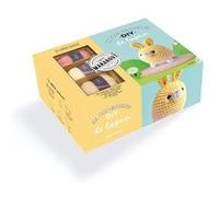 Marabout – Kit crochet Ma Box Lapin Apily – 3 fils 100% coton, crochet, yeux, rembourrage, livret