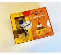 Marabout Coffret crochet Le petit gâteau - Pelotes, crochet, yeux de sécurité, rembourrage, livre