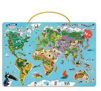 Ma carte du monde magnétique en puzzle - Je découvre le monde avec Loup - - Orianne Lallemand - Auzou Philippe Eds - Jeux livres objets