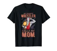 Ma catcheuse préférée m'appelle Mom Wrestling Mother T-Shirt Graphique avec Valeur