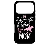 Ma cavalière préférée m'appelle Maman, passionnée de Chevaux, équestre Coque pour iPhone 17 Pro
