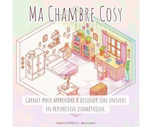 Ma Chambre Cozy: Carnet pour apprendre à dessiner son univers en Perspective Isométrique.