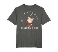 Ma Chemise De Nuit Préférée Animal Mignon Chat Dormir T-Shirt