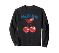Ma Chérie French Cherry Fruit Romantic Cute Sweatshirt