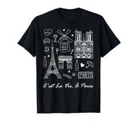 Ma Chérie Paris I Love Paris Tour Eiffel France T-Shirt
