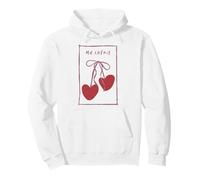 Ma Chérie Ruban Coquette Romantique Coquette Noeud Coeur Cerise Rétro Sweat à Capuche