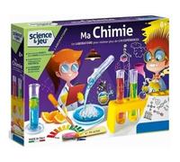 Ma Chimie Jeu et Science - Laboratoire Plus de 170 Experiences sans Danger - Coffret Scientifique Enfant 8 Ans + 1 Carte - Nouvelle Version Francaise