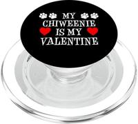 Ma Chiweenie est la propriétaire de Mon Chien pour la Saint-Valentin PopSockets PopGrip pour MagSafe