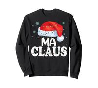 Ma Claus Christmas Family Matching Funny Grandma Christmas Sweatshirt