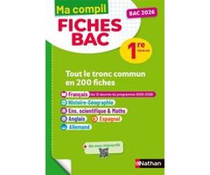 Ma Compil Fiches BAC 1re Générale 2026 Anne Cassou-Noguès (Auteur), Alain Rajot (Auteur), Servane Marzin (Auteur), Christian Camara (Auteur), Nicolas Coppens (Auteur), Claudine Gaston (Auteur), Karine