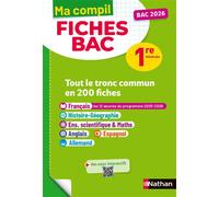 Ma Compil Fiches BAC 1re Générale 2026 - Anne Cassou-Noguès - Nathan - broché - Scolaire / Universitaire