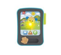 Fisher-Price - Jouet d'éveil Lecteur d'histoires Puppy musique & lumières, 6 mois, multilingue JFK28
