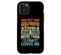 Ma Copine Aime Notre Chien Plus qu'elle ne m'aime Coque pour iPhone 11 Pro