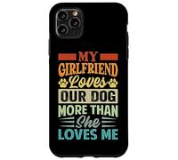 Ma Copine Aime Notre Chien Plus qu'elle ne m'aime Coque pour iPhone 11 Pro Max