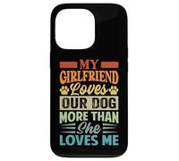Ma Copine Aime Notre Chien Plus qu'elle ne m'aime Coque pour iPhone 13 Pro
