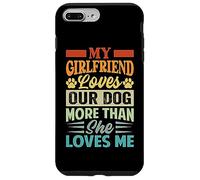Ma Copine Aime Notre Chien Plus qu'elle ne m'aime Coque pour iPhone 7 Plus/8 Plus