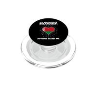 Ma Copine est biélorusse, Rien ne m'effraie, cœur biélorusse PopSockets PopGrip pour MagSafe