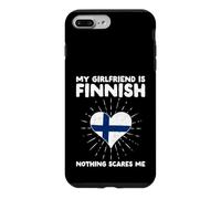 Ma Copine est finlandaise, Rien ne m'effraie - Finland Heart Coque pour iPhone 7 Plus/8 Plus