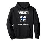 Ma Copine est finlandaise, Rien ne m'effraie - Finland Heart Sweat à Capuche