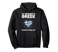 Ma Copine est Grecque, Rien ne m'effraie - Greece Heart Sweat à Capuche