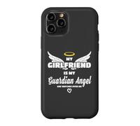 Ma Copine est Mon Ange, Elle me Regarde en mémoire Coque pour iPhone 11 Pro