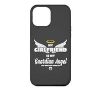 Ma Copine est Mon Ange, Elle me Regarde en mémoire Coque pour iPhone 12 Pro Max