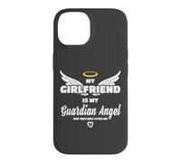 Ma Copine est Mon Ange, Elle me Regarde en mémoire Coque pour iPhone 14