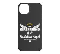 Ma Copine est Mon Ange, Elle me Regarde en mémoire Coque pour iPhone 14 Plus