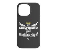 Ma Copine est Mon Ange, Elle me Regarde en mémoire Coque pour iPhone 14 Pro Max