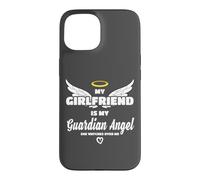 Ma Copine est Mon Ange, Elle me Regarde en mémoire Coque pour iPhone 15
