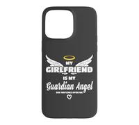 Ma Copine est Mon Ange, Elle me Regarde en mémoire Coque pour iPhone 15 Pro Max