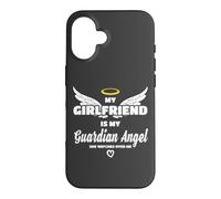 Ma Copine est Mon Ange, Elle me Regarde en mémoire Coque pour iPhone 16